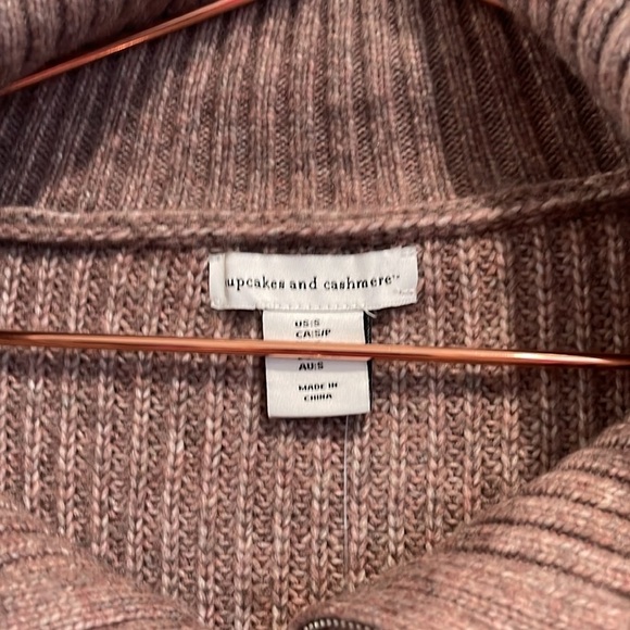 Cupcakes & Cashmere Crew Neck Sweater Brown Size small - Picture 11 of 12